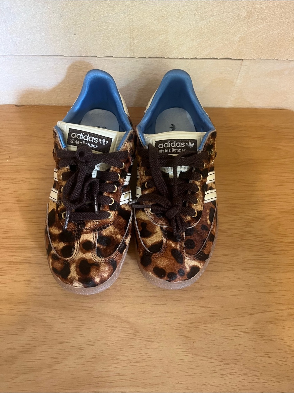 Adidas x Wales Bonner Samba Pony Sneakers in Leopard - Picture 4 of 12